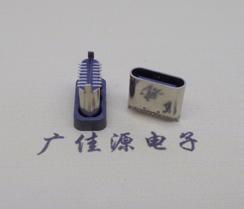 短體usb type c連接器立貼母