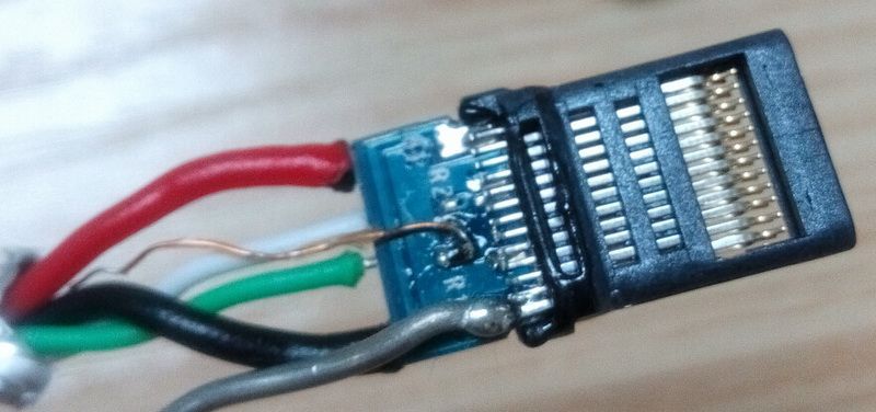 USB Type C接頭拆解圖