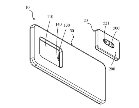 OPPO可拆卸攝像頭新機專利曝光可單獨連接usb type-c