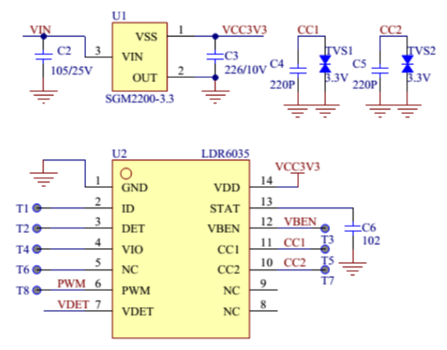 單type-c接口如何實現(xiàn)可充電可放電