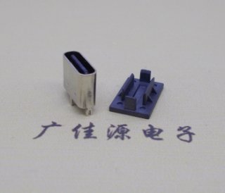 立式type c連接器6p接口母座